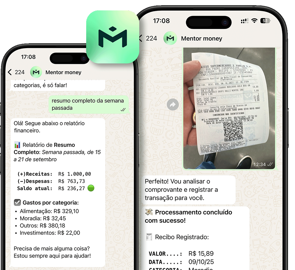 Mentor Money - Assistente financeiro com inteligência artificial